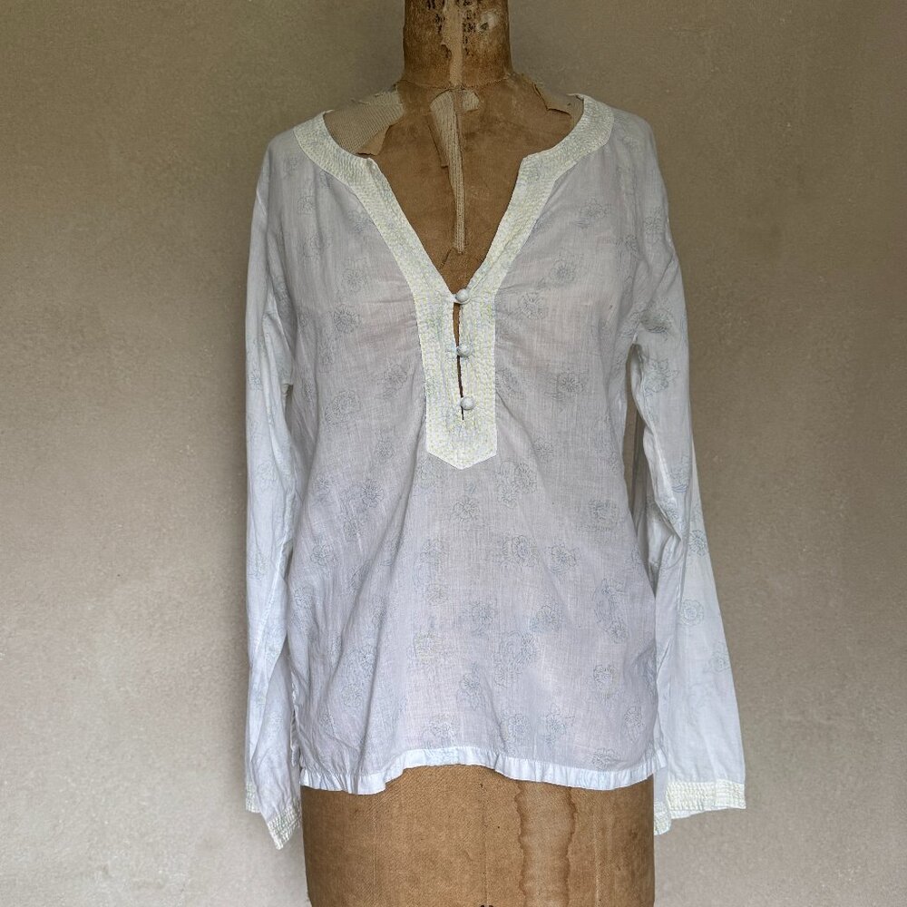 Cotton Hand Block Print Tunic from India